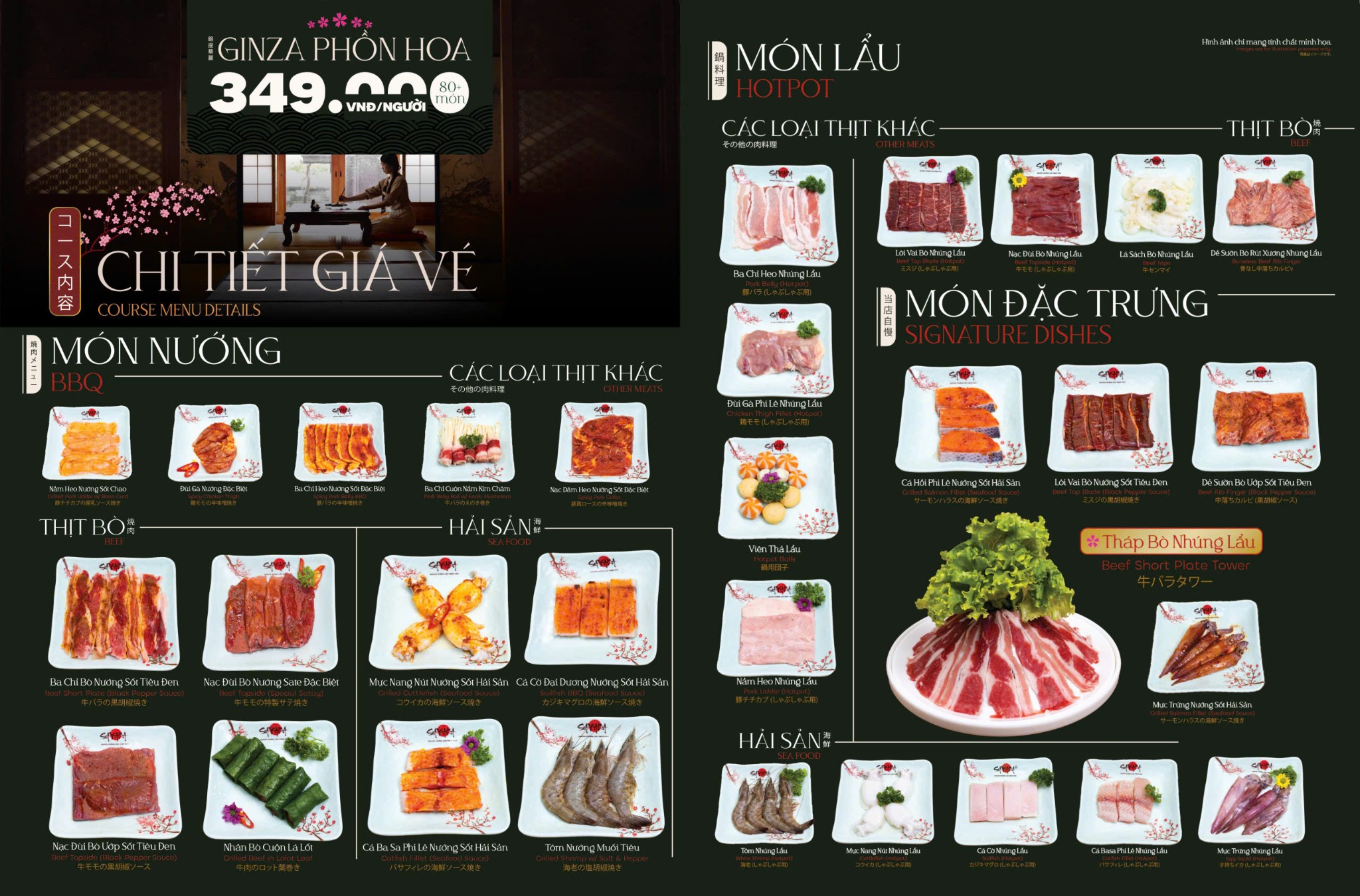 Buffet Ginza Phồn Hoa 349k