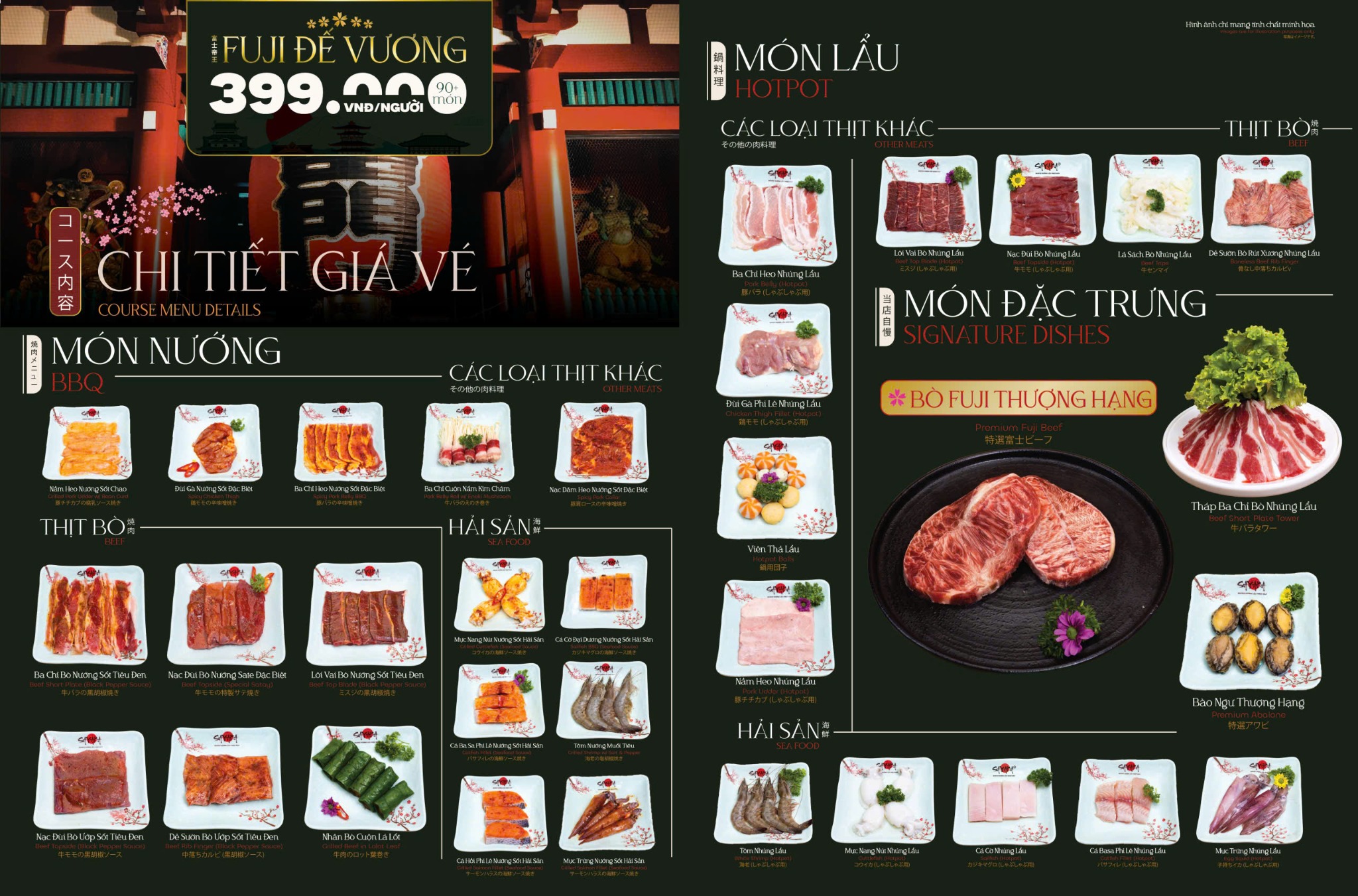 Buffet Huế Đế Vương 399k